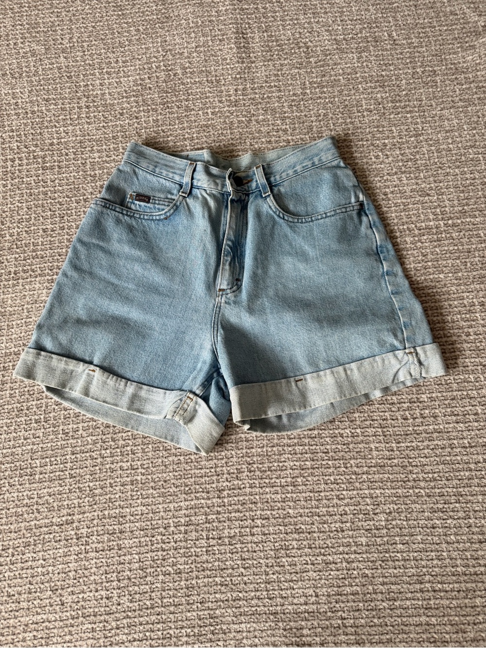 Riders by Lee Light Wash Rolled-Hem Denim Shorts